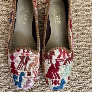 Artemis Sumak Kilim Loafers, size 38